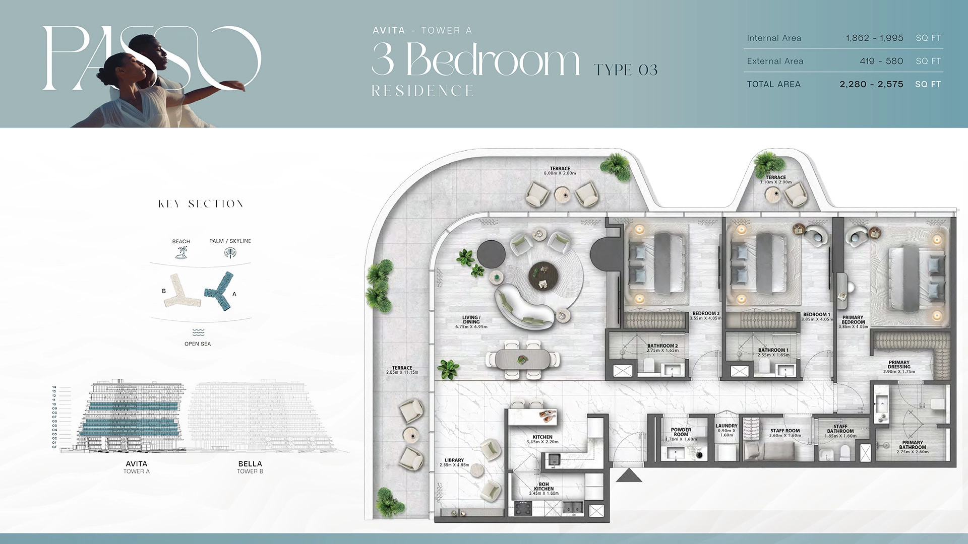 3 BR - Type A